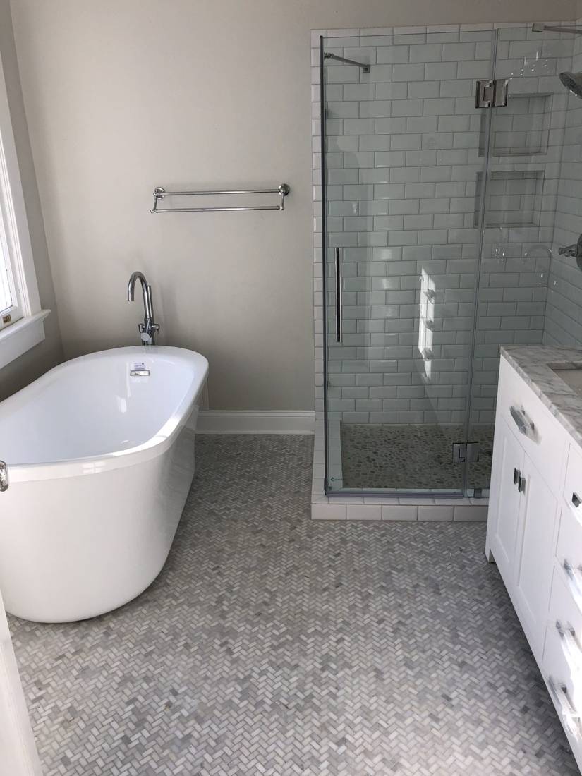 Finished master bath