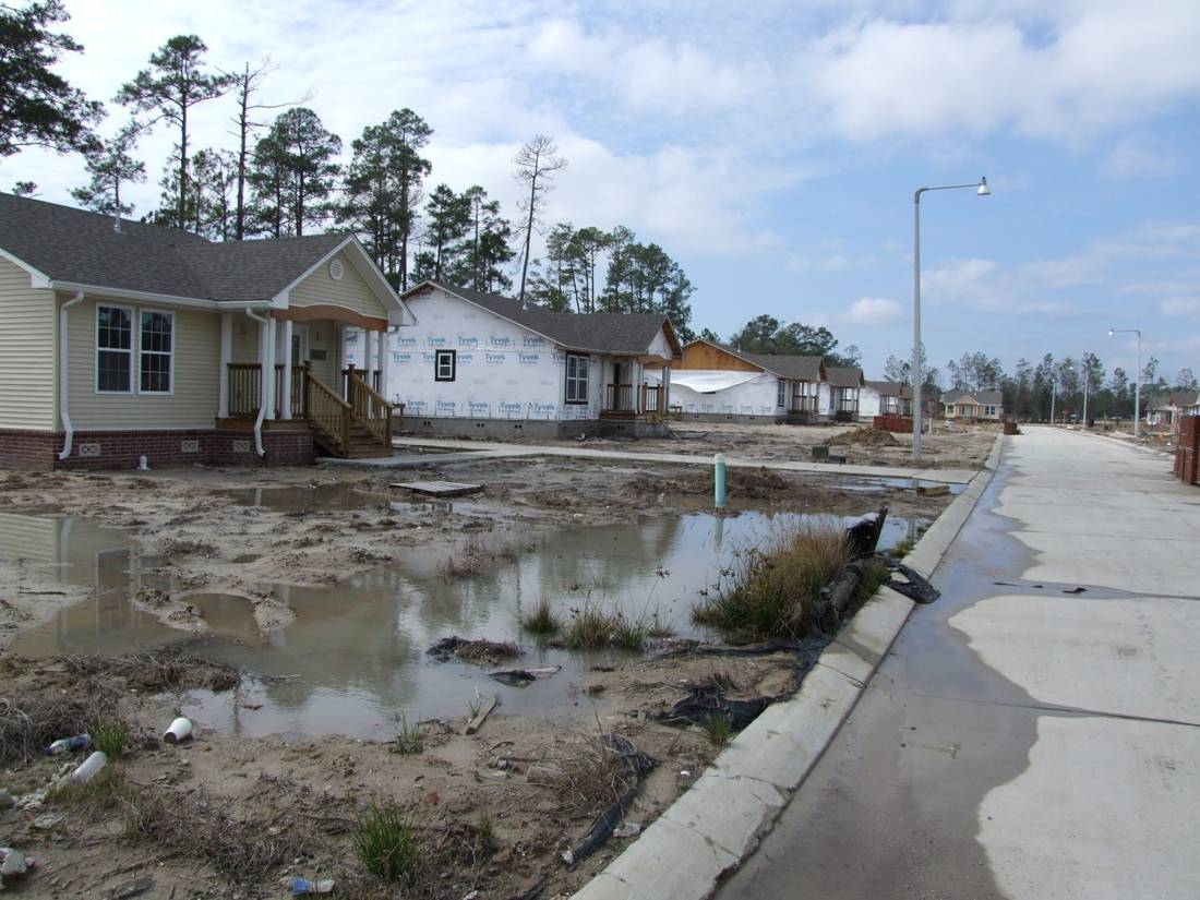 Country Lane under construction