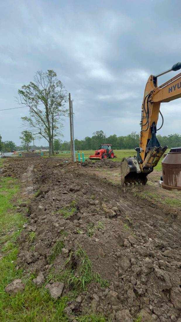Excavation in progress