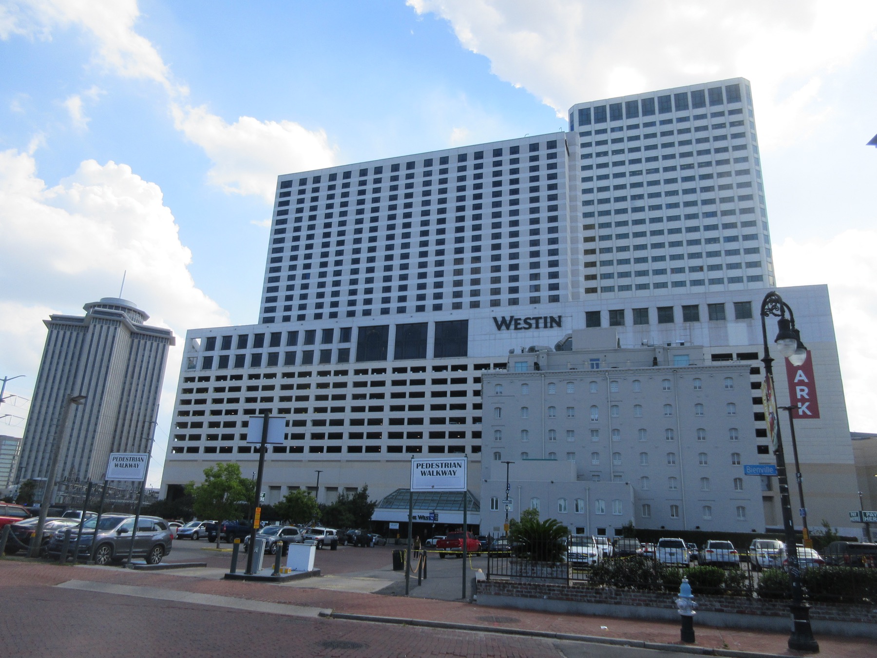 The Westin New Orleans Canal Place tower exterior
